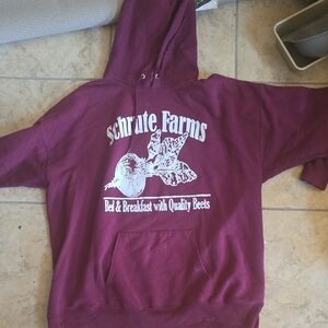 Schrute Farms Maroon Hoodie